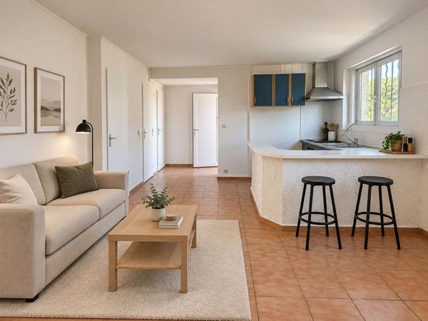 Appartement Gardanne 2 pièces - 36 m2 - chambre - mezzanine