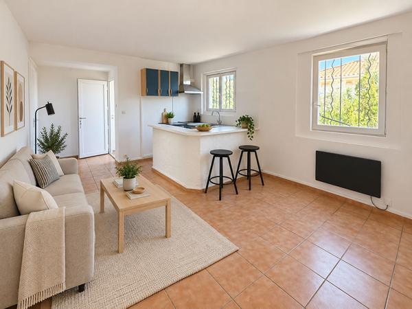 Appartement Gardanne 2 pièces - 36 m2 - chambre - mezzanine