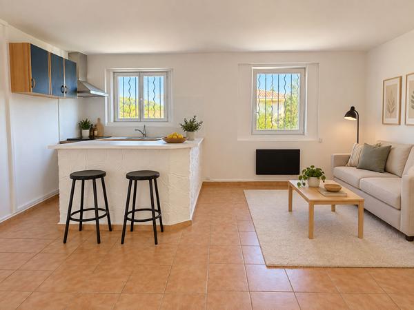 Appartement Gardanne 2 pièces - 36 m2 - chambre - mezzanine