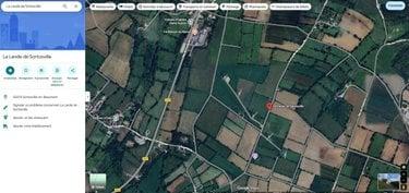 Terrain de loisirs - Bois - Etang à vendre à Sortosville-en-Beaumont dans la Manche (50270), ref : 50040-649