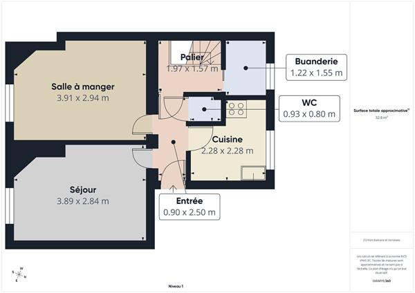Appartement 4 pièces 67 m2