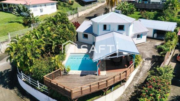 À Vendre – Maison avec vue mer dans le quartier très recherché de La Sagesse – Rivière-Salée