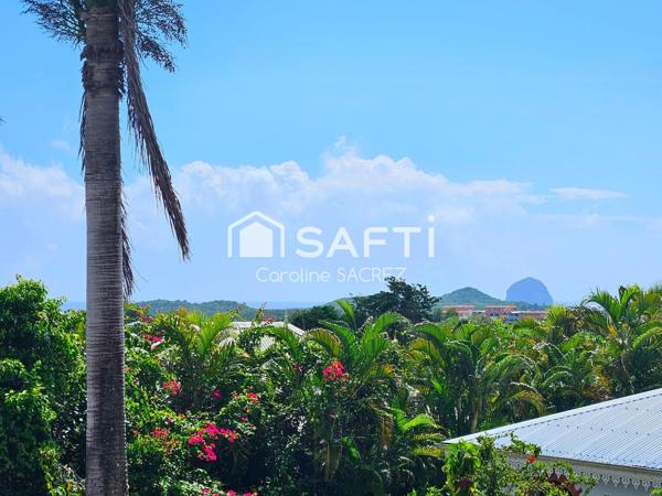 À Vendre – Maison avec vue mer dans le quartier très recherché de La Sagesse – Rivière-Salée