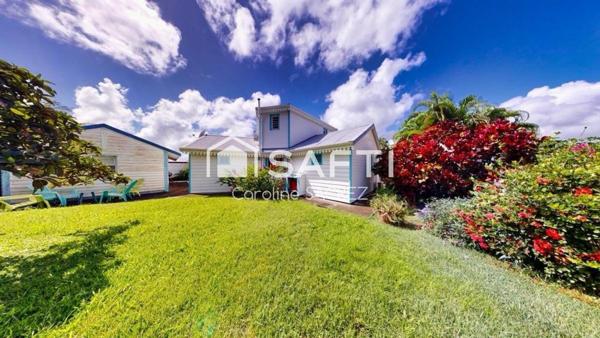 À Vendre – Maison avec vue mer dans le quartier très recherché de La Sagesse – Rivière-Salée