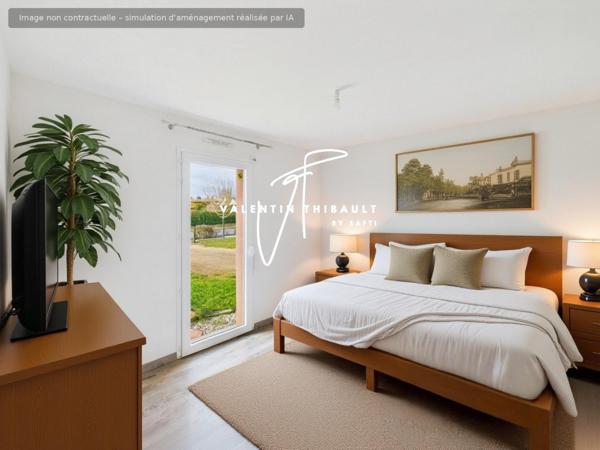 Maison T5 plain-pied au calme avec piscine à Chabournay