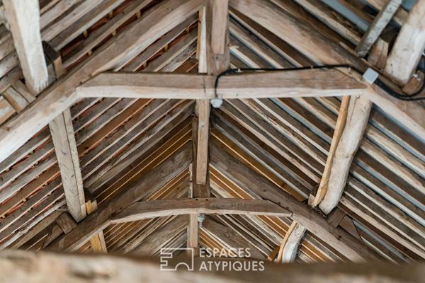 Authentiques corps de ferme rénovés au calme et au coeur de la nature.
