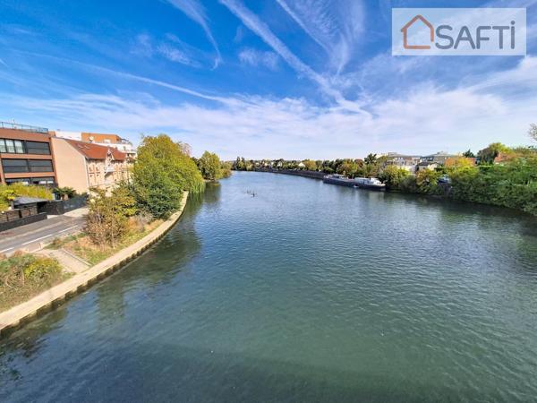 Jolie T2 au pied du pont de Bry, de ses commerces et des bords de Marne