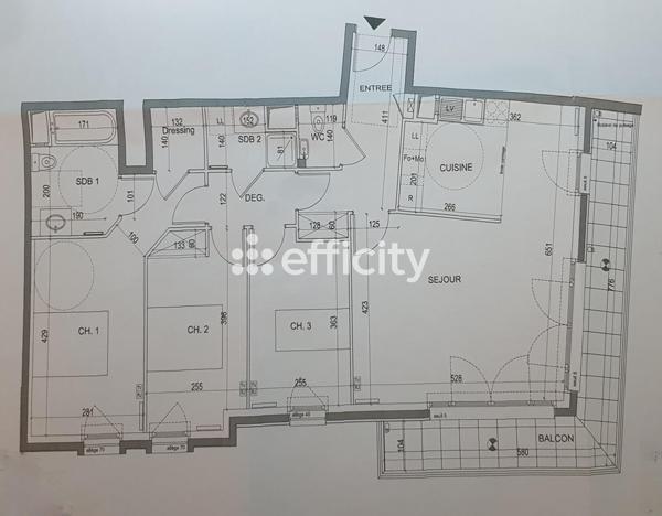 Appartement 4 pièces - 93 m² Bien prestige