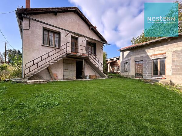 Maison à rénover - 42130 Montverdun - 90 m² environ - atelier 115 m² - terrain de 700 m²