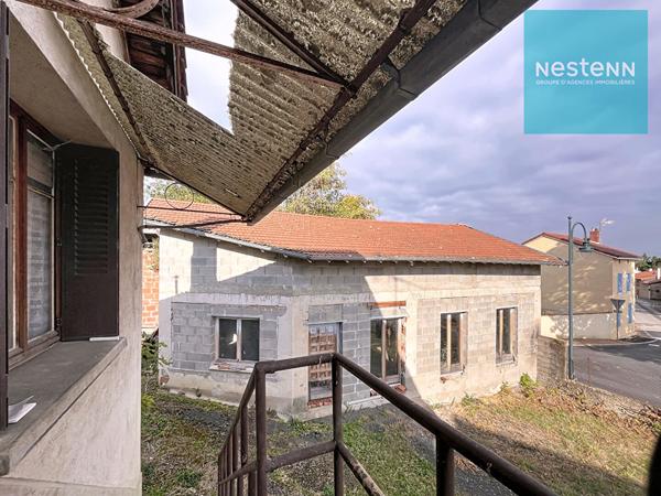 Maison à rénover - 42130 Montverdun - 90 m² environ - atelier 115 m² - terrain de 700 m²