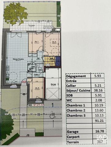 Maison à vendre 4 pièces 91 m² Vitry-sur-Orne