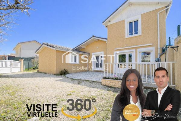 Maison individuelle avec terrasses et jardin – 94 m² – Proche centre