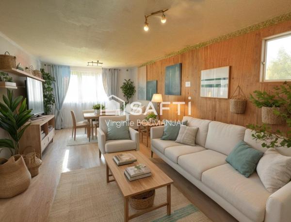 Maison 3 chambres avec garage et sous sol complet