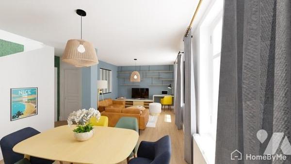 Maison de ville avec terrasse avec vue, jardinet et garage