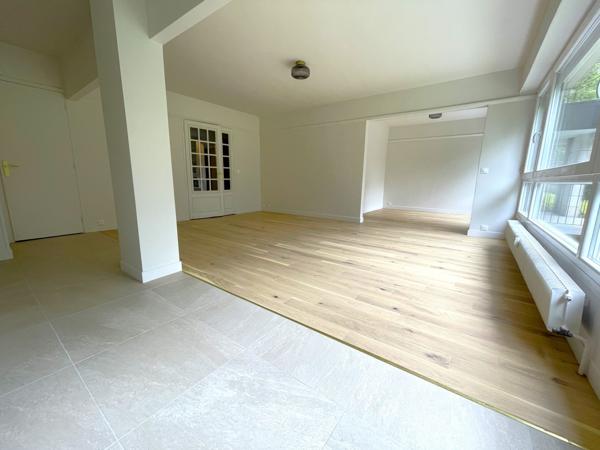Superbe appartement traversant 3 chambres avec garage et cave