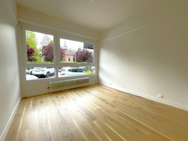 Superbe appartement traversant 3 chambres avec garage et cave