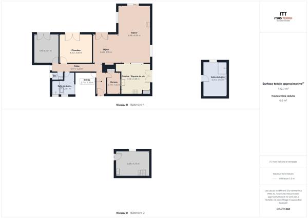 Maison 3 pièces - 102 m² Bien prestige