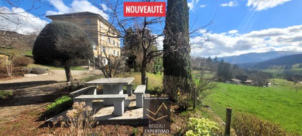 Soultzeren (68140) Appartement d'exception T3/4 136 m² avec local indépendant, jardin, garage, parking, sans travaux
