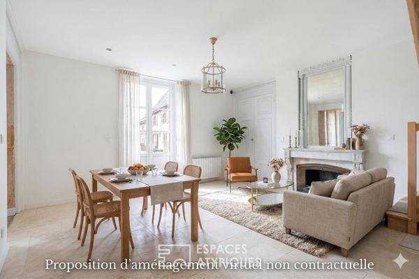 Appartement de caractère au coeur d’un château à Belleville-en-Beaujolais