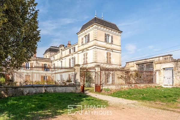 Appartement de caractère au coeur d’un château à Belleville-en-Beaujolais