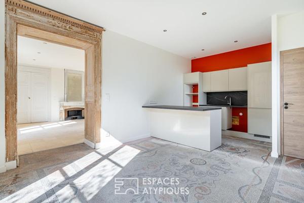 Appartement de caractère au coeur d’un château à Belleville-en-Beaujolais