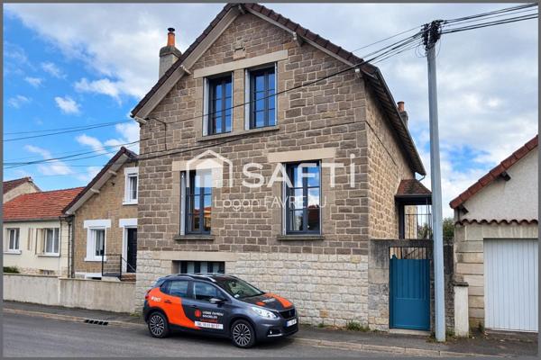 Maison en pierre rénovée avec jardin et garage – Brive-la-Gaillarde