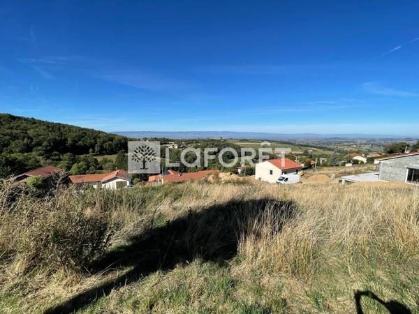 Achat terrain près de SAINT SYMPHORIEN SUR COISE - 751 m² - 58 000 €