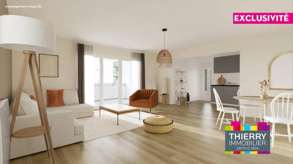 Appartement 3 pièces - 44800 Saint-Herblain -  Saint-Herblain Nord-Sillon-Thébaudières