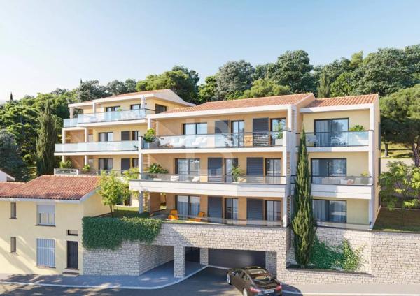 La Turbie 2 Pièces Dernier Etage avec Vue Mer Panoramique 180° et Terrasse