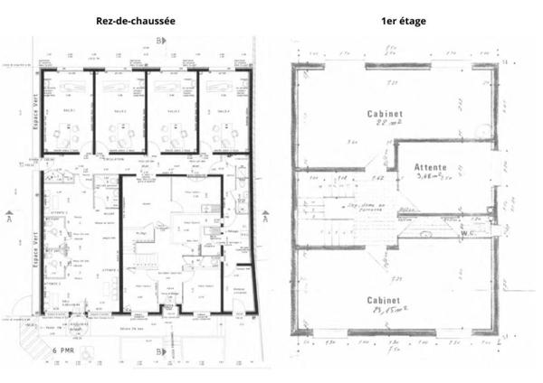 NANTES CHANTENAY - LOCAL PROFESSIONNEL A USAGE DE BUREAUX - 350m² - STATIONNNEMENTS et JARDIN CLOS