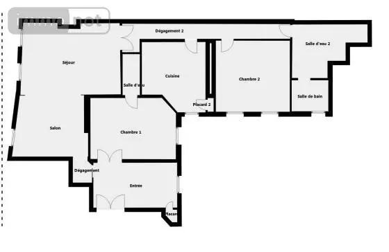 Achat - Appartement Paris 10e Arrondissement 75010 5 pièces 123 m 2 634 m 2