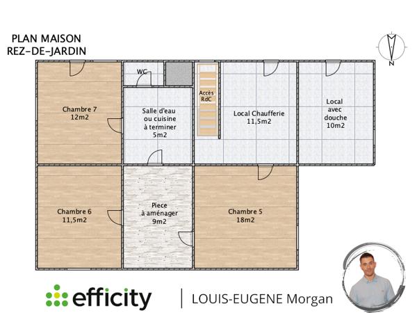 Maison 9 pièces - 182 m² Exclusivité efficity