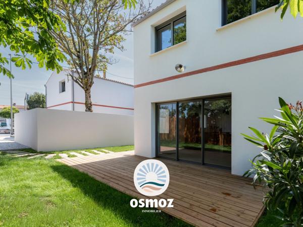 Maison type 3 neuve avec extérieur et stationnement !