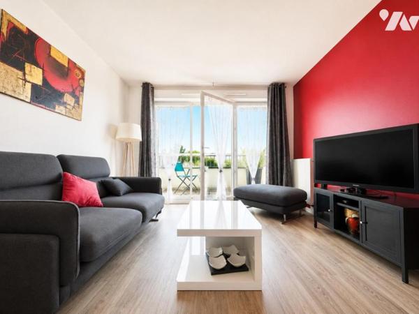 NANTES – Appartement T3 récent avec terrasse plein Sud, parking et ascens