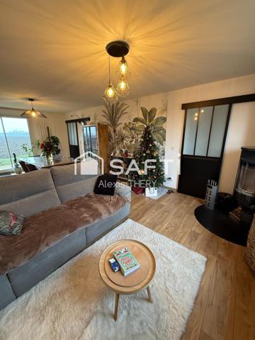 Plain-pied 111 m² avec jardin clos et garage