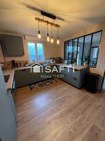 Plain-pied 111 m² avec jardin clos et garage