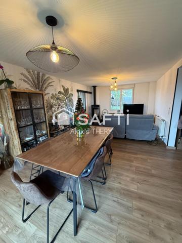 Plain-pied 111 m² avec jardin clos et garage