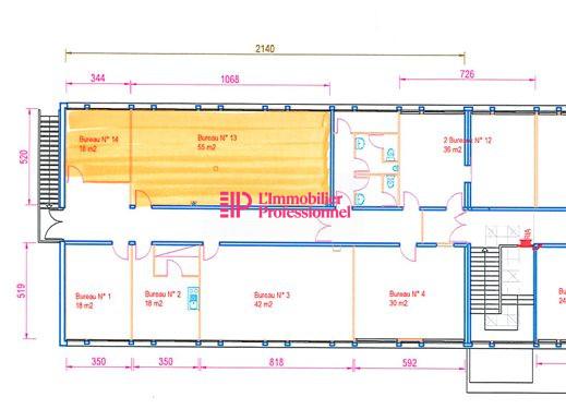 Bureaux 70 m² – Lanester