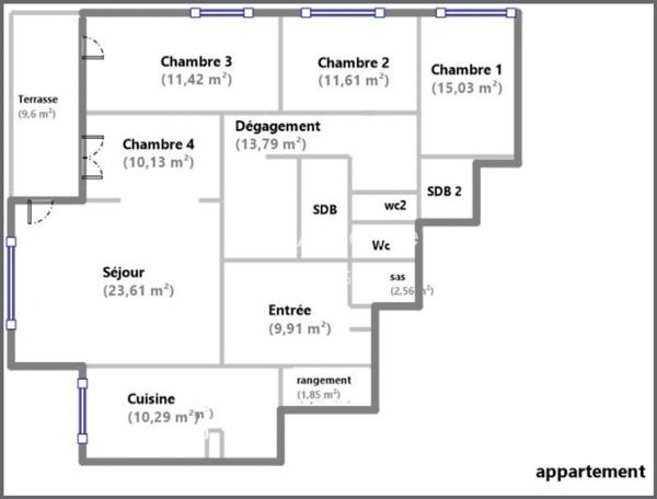 Appartement à ECULLY, 69130 - 5 pièces 120m²