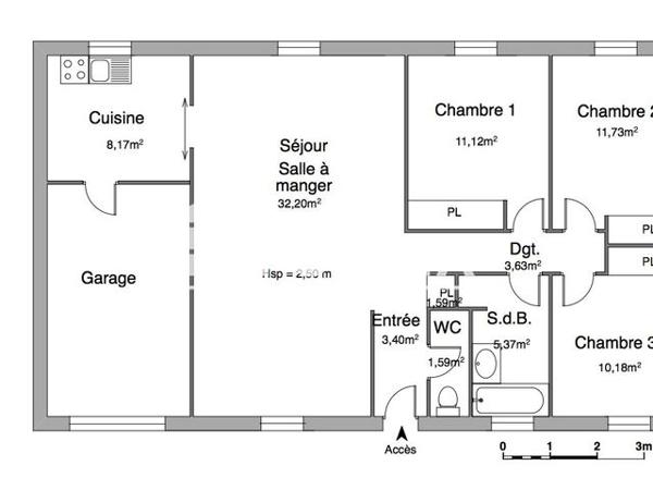 Location Maison 4 pièces 88 m² - 88 RUE SOUVENIR DES FUSILLERS Brie 16590