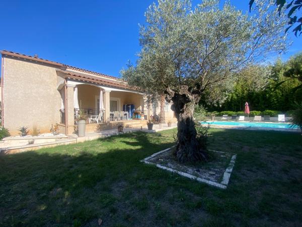 À vendre – Maison 5 pièces de plain-pied avec piscine – SAINT MARTIN DE VALGALGUES (30)
