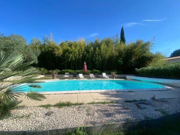 À vendre – Maison 5 pièces de plain-pied avec piscine – SAINT MARTIN DE VALGALGUES (30)