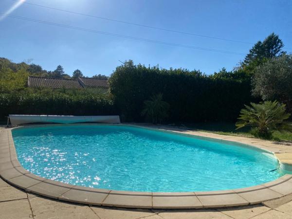 À vendre – Maison 5 pièces de plain-pied avec piscine – SAINT MARTIN DE VALGALGUES (30)