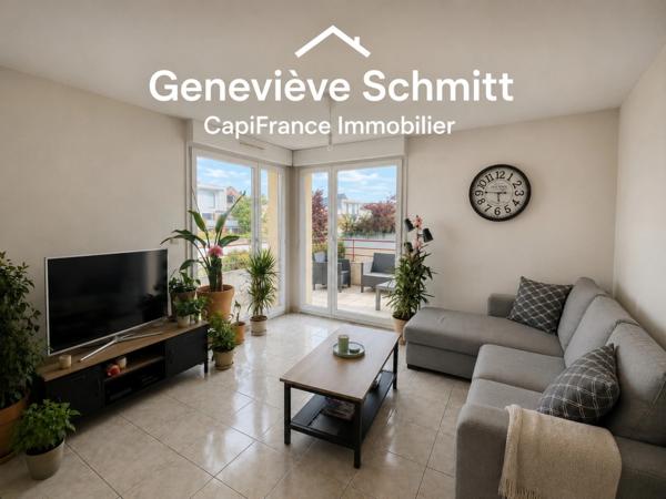 Appartement à vendre 3 pièces  Quartier des Maraichers COLMAR (68) PERLE RARE