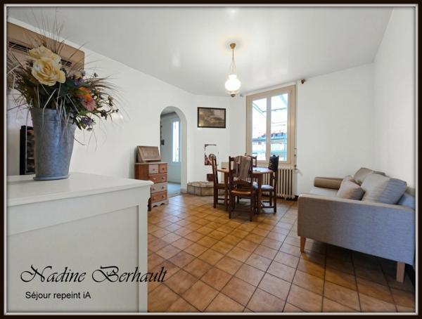 Maison Amilly 45, RDC à rénover + appartement et local commercial loués, Centre ville pour famille artisans ou marchand