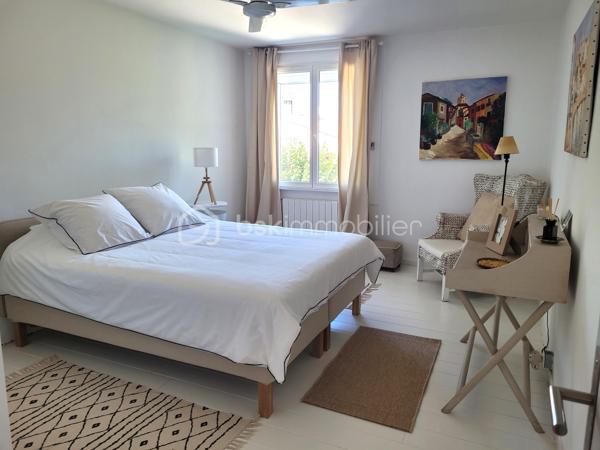SALLES-D'AUDE – MAISON VIGNERONNE RÉNOVÉE DE 180 M² – 5 CHAMBRES – 2 SUITES PARENTALES – JARDIN SANS VIS-ÀVIS - PISCINE - PARCELLE DE 376 M²

À seulement 15 minutes de Narbonne et 10 minutes des plages, au cœur d'un village disposant de toutes les commodités, découvrez cette
magnifique maison vigneronne de caractère entièrement rénovée avec goût, offrant 180 m² habitables sur une parcelle de 376 m².
Située dans une impasse calme et peu passante, cette maison traversante bénéficie également d'un second accès côté rue et offre un cadre
de vie privilégié alliant confort, volumes et intimité.

Un intérieur spacieux et lumineux

Laissez vous séduire par une superbe pièce de vie de 65 m², baignée de lumière, avec une belle hauteur sous plafond et un accès direct à la
terrasse et au jardin.
La cuisine sur mesure, entièrement équipée, s'intègre parfaitement à cet espace convivial pensé pour recevoir famille et amis.
Le rez-de-chaussée accueille également une première suite parentale avec douche à l'italienne et toilettes privatives.

Espace nuit
À l'étage, vous découvrirez :
• Une seconde suite parentale d'environ 30 m², disposant de nombreux rangements et de sa salle d'eau privative
• Trois grandes chambres de 14 m², 14 m² et 15 m²
• Une troisième salle d'eau
• Un WC indépendant

Des extérieurs propices à la détente
À l'avant de la maison, un espace privatif permet le stationnement de plusieurs véhicules.
À l'arrière, vous profiterez d'un agréable jardin sans vis-à-vis, véritable cocon de tranquillité, comprenant :
• Une terrasse
• Une pergola
• Un salon d'été
• Un barbecue
• Une piscine hors sol de 3,30 m x 2,30 m équipée de sa pompe
L'endroit idéal pour partager de beaux moments en famille ou entre amis.

Les prestations
 Rénovation de qualité
 Menuiseries en double vitrage
 Isolation refaite récemment
 Maison traversante
 5 chambres
 2 suites parentales
 3 salles d'eau
 Grande pièce de vie de 65 m²
 Cuisine équipée sur mesure
 Jardin intime sans vis-à-vis
 Piscine hors sol
 Stationnement privatif
 Secteur calme

 Taxe foncière : 1 352 €

Une maison familiale aux volumes généreux, alliant le charme de l'ancien et le confort moderne, dans un environnement recherché à
proximité de Narbonne et du littoral.

Une visite s'impose ! Contactez-moi dès aujourd'hui pour découvrir ce bien qui pourrait bien être votre prochain coup de cœur