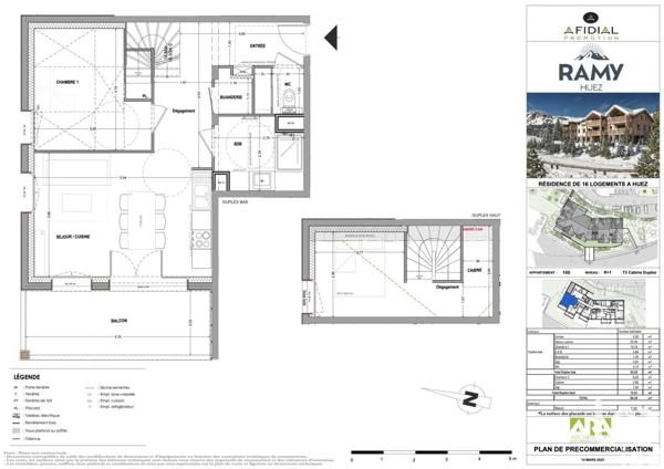 Appartement à vendre 3 pièces 73 m² Huez