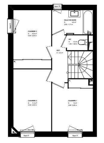 Maison Individuelle avec Grand Jardin et Parkings