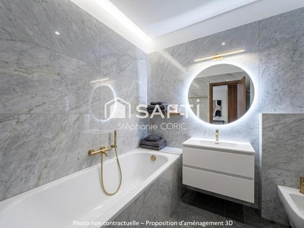 REPUBLIQUE / POINT DU JOUR - APPARTEMENT FAMILIAL 4 PIECES - 90 m² - 3 CHAMBRES