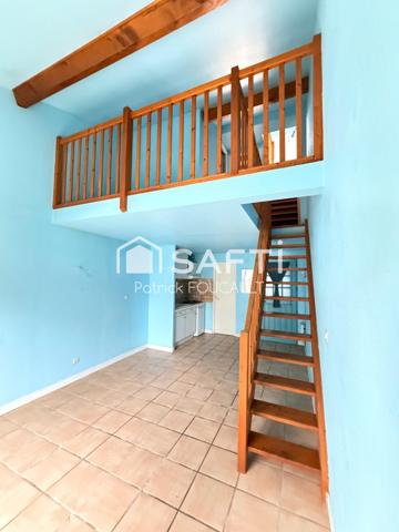 Appartement T3 Triplex 48m2 avec parking/terrasse